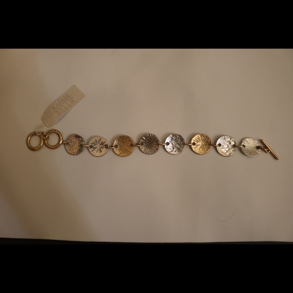 New with tags Karma Bella gold & silver bracelet - Picture 4 of 6